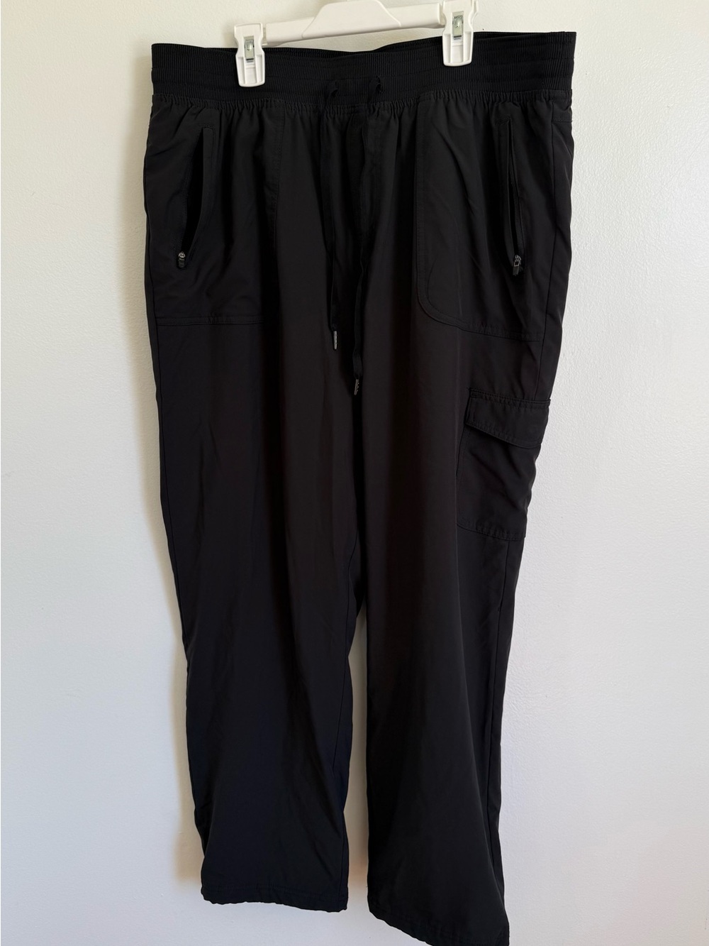 Eddie Bauer Black Men's Cargo Drawstring Pants